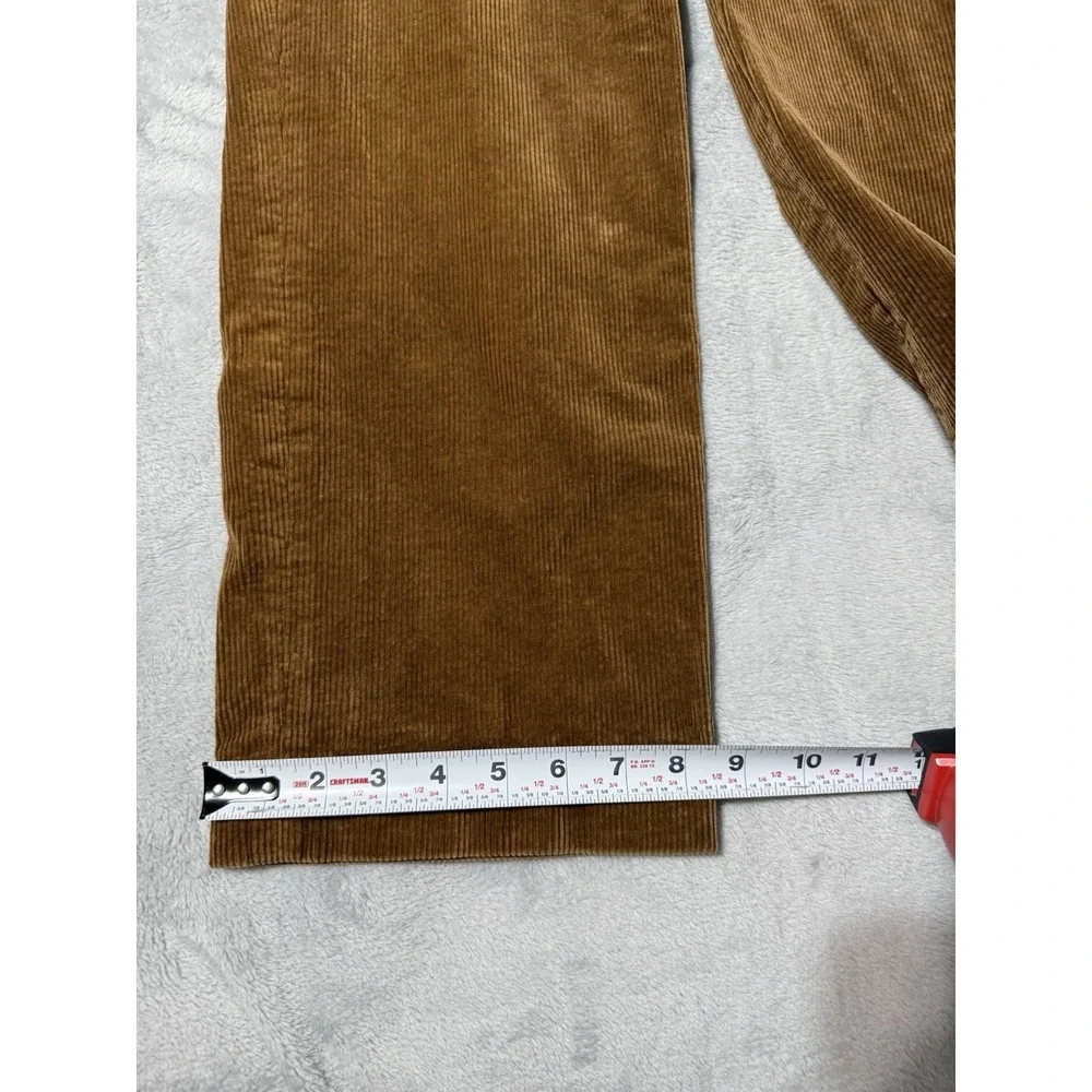 Polo Ralph Lauren Corduroy Pants Mens 35x28 Brown‎ Classic Fit Stretch